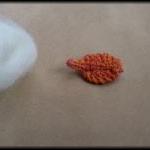 Autumn leaf brooch