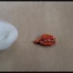 Autumn leaf brooch