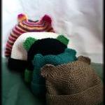 Organic Merino baby bear ha..