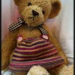 Hand knitted baby hat