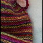 Hand knitted baby hat