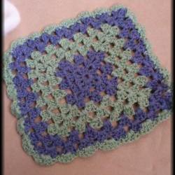 Granny square washcloth