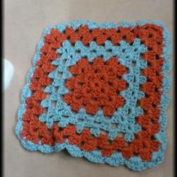 Granny square washcloth