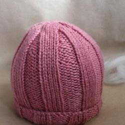Hand knitted baby hat